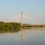 Swietokrzyski bridge in Warsaw, Poland