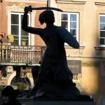 Warsaw Mermaid in Poland by Leszek Kozlowski